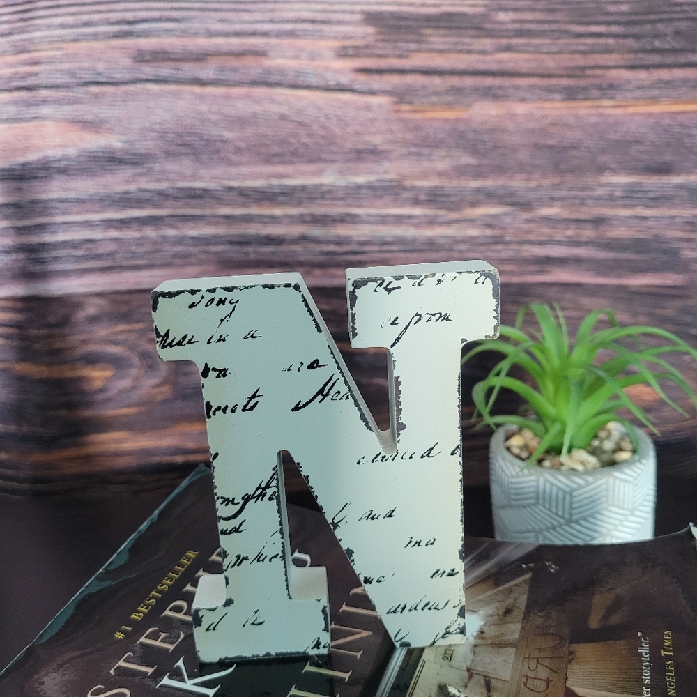 Antique Style "N" with Script